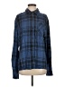 WeWoreWhat 100% Viscose Blue Long Sleeve Polo Size XXS - photo 1