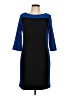 AB Studio Color Block Blue Cocktail Dress Size 10 - photo 1