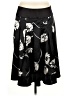 Rafael Graphic Black Casual Skirt Size 8 - photo 1