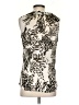Milano 100% Polyester Ivory Sleeveless Blouse Size S - photo 2