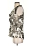 Milano 100% Polyester Ivory Sleeveless Blouse Size S - photo 5