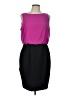 Worthington 100% Polyester Color Block Purple Cocktail Dress Size 12 - photo 1