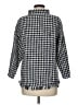 Zara Houndstooth Blue Poncho Size M - photo 2