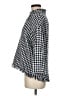 Zara Houndstooth Blue Poncho Size M - photo 5