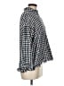 Zara Houndstooth Blue Poncho Size M - photo 4