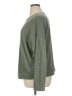 Cherish Solid Green Pullover Sweater Size XL - photo 5