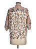 GiGio 100% Rayon Tan Short Sleeve Blouse Size M - photo 2