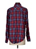 Aerie Plaid Red Long Sleeve Button-Down Shirt Size S - photo 2