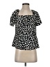 Ann Taylor Black Short Sleeve Top Size S - photo 1