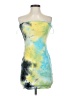 Tresser Tie-dye Yellow Cocktail Dress Size M - photo 1