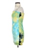 Tresser Tie-dye Yellow Cocktail Dress Size M - photo 5