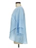 AGB Blue 3/4 Sleeve Blouse Size M - photo 5