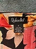 Rafaella 100% Silk Print Black Silk Skirt Size 6 - photo 3