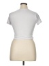 Love Streak Silver Short Sleeve Turtleneck Size XL - photo 2
