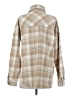 Altar'd State 100% Polyester Plaid Tan Long Sleeve Blouse Size S - photo 2