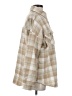 Altar'd State 100% Polyester Plaid Tan Long Sleeve Blouse Size S - photo 4