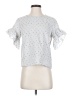 Drew White Short Sleeve Blouse Size S - photo 1