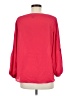 Ann Taylor Factory 100% Polyester Red 3/4 Sleeve Blouse Size M - photo 2