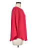 Ann Taylor Factory 100% Polyester Red 3/4 Sleeve Blouse Size M - photo 4