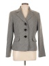 Kasper 100% Polyester Chevron-herringbone Gray Blazer Size 12 - photo 1