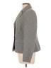 Kasper 100% Polyester Chevron-herringbone Gray Blazer Size 12 - photo 5