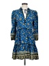 Veronica Beard Paisley Blue Casual Dress Size 2 - photo 1