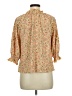 MELLODAY Yellow 3/4 Sleeve Blouse Size M - photo 2
