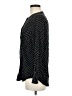 Old Navy 100% Rayon Polka Dots Black Long Sleeve Blouse Size M - photo 5