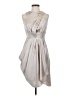 Banana Republic 100% Polyester Silver Cocktail Dress Size 0 - photo 1