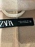 Zara 100% Polyester Tan Coat Size M - photo 6