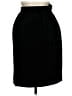 Jaeger 100% Cotton Solid Black Formal Skirt Size 10 - photo 1