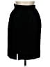 Jaeger 100% Cotton Solid Black Formal Skirt Size 10 - photo 2