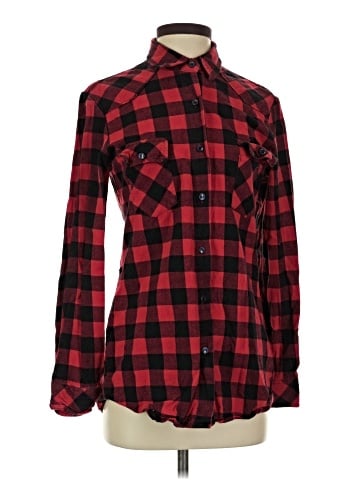 Matchstick Long Sleeve Button-Down Shirt (view 1)