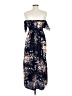 Unbranded 100% Polyester Floral Blue Casual Dress Size M - photo 2