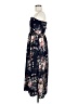 Unbranded 100% Polyester Floral Blue Casual Dress Size M - photo 5