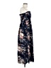 Unbranded 100% Polyester Floral Blue Casual Dress Size M - photo 4