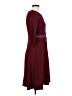 Assorted Brands Solid Burgundy Casual Dress Size 8 - photo 4