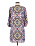 Karlie 100% Polyester Print Blue Pink Casual Dress Size M - photo 2