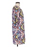Karlie 100% Polyester Print Blue Pink Casual Dress Size M - photo 4