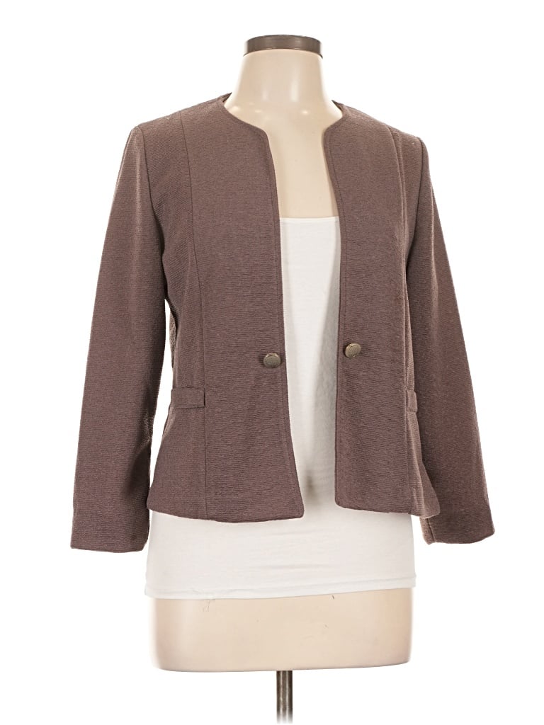 Pre-owned Assorted Brands Cardigan Sweater In Brown