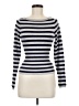 Glassons Stripes Silver Turtleneck Sweater Size M - photo 1