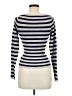 Glassons Stripes Silver Turtleneck Sweater Size M - photo 2