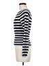 Glassons Stripes Silver Turtleneck Sweater Size M - photo 5