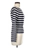 Glassons Stripes Silver Turtleneck Sweater Size M - photo 4