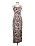 Unbranded Animal Print Tan Casual Dress Size S (estimated) - photo 1