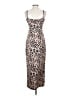 Unbranded Animal Print Tan Casual Dress Size S (estimated) - photo 2