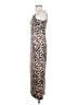 Unbranded Animal Print Tan Casual Dress Size S (estimated) - photo 5