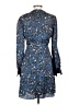 Slate & Willow Paisley Blue Cocktail Dress Size 4 - photo 2