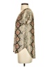 Ember Animal Print Tan Short Sleeve T-Shirt Size S - photo 5