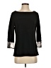 Isaac Mizrahi LIVE! Black 3/4 Sleeve Top Size XS - photo 1